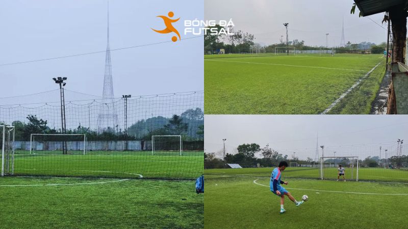 Sân Mễ Trì Thượng được đánh giá cao về độ êm và độ bám của mặt cỏ