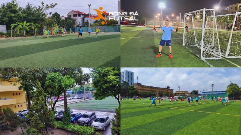Sân Đường Sắt nằm trong trường Cao đẳng nghề Gia Quất